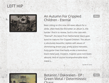 Tablet Screenshot of lefthip.com